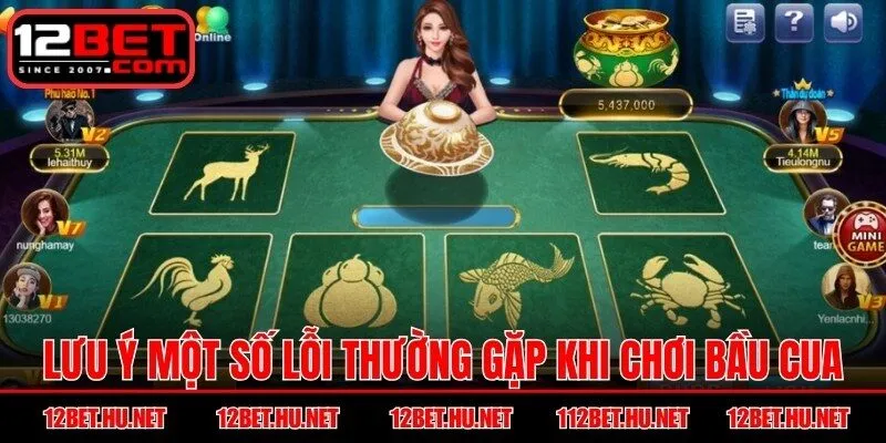 Lưu ý một số lỗi thường gặp khi chơi bầu cua