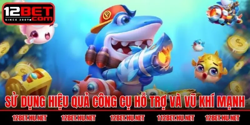 Sử dụng hiệu quả công cụ hỗ trợ và vũ khí mạnh